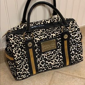 Betsey Johnson Cheetah Print Satchel